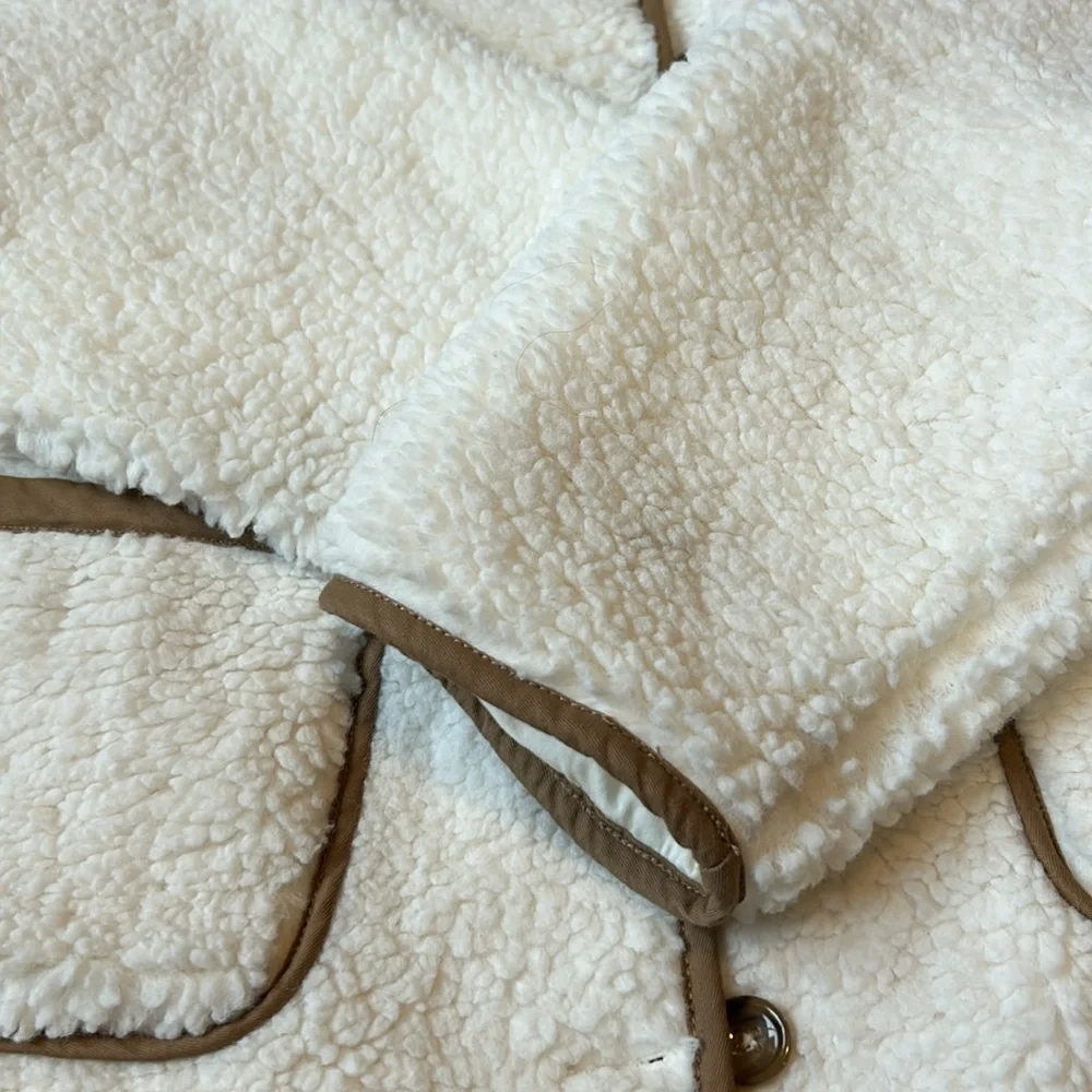 J.Crew LIKE NEW Faux Sherpa Barn Jacket NWOT 3X - Picture 13 of 13